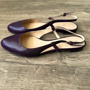 So 6B COLE HAAN Juliana Sling Back Leather Flats